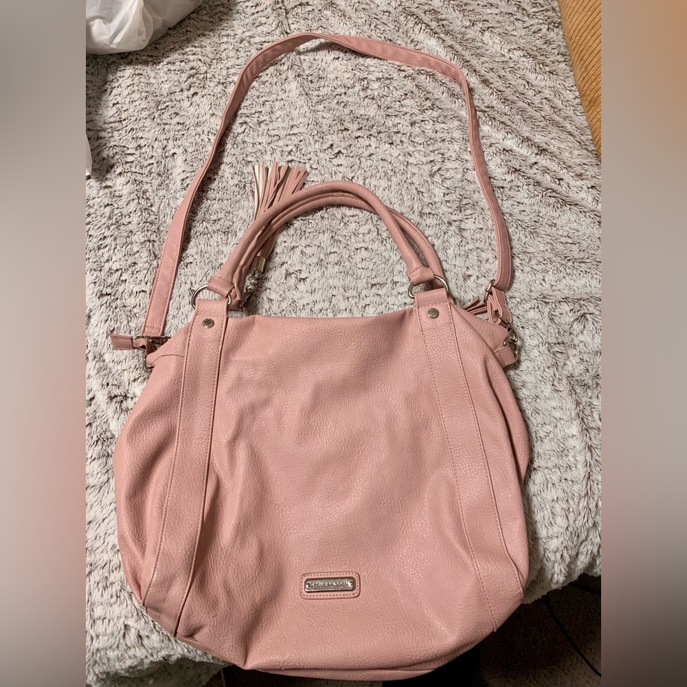 Large, Vegan Leather Steve Madden bag!